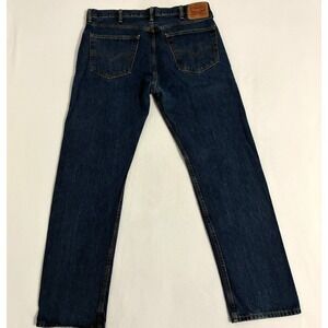 Levis 505 Jeans Mens 38x34 (Fits 38x33) Straight Fit Dark Wash Pants Street